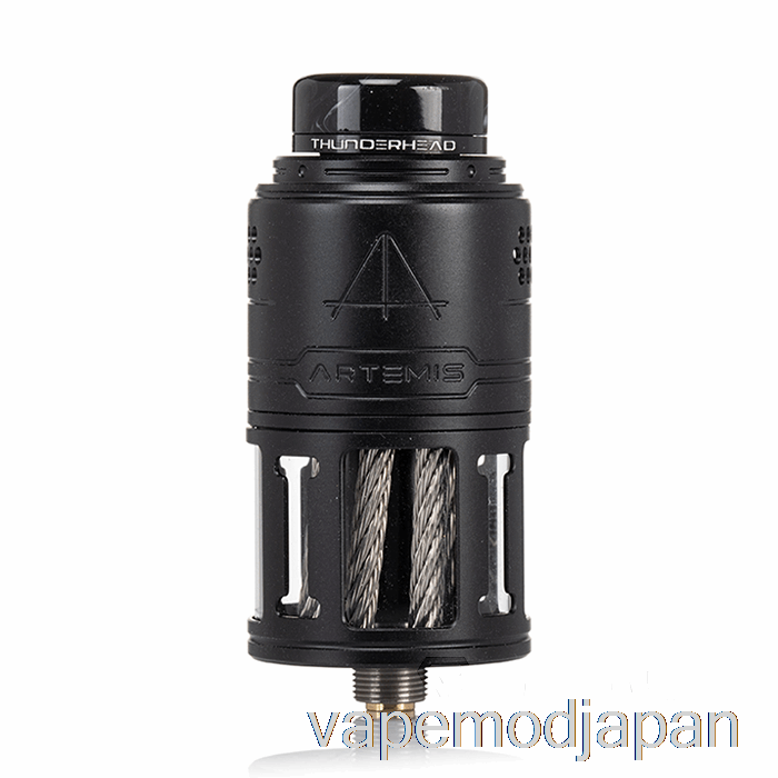 VAPE Japan サンダーヘッド クリエーションズ アルテミス V2 トップコイラー 25mm RDTA マットブラック